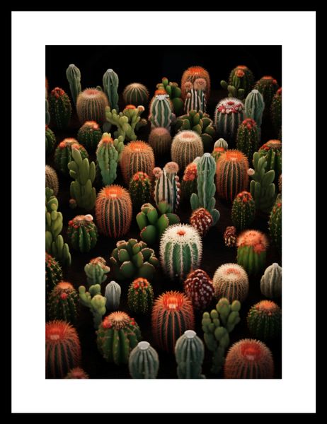 Plakat 21x29,7cm Ogród Kaktusów zdjęcie 3