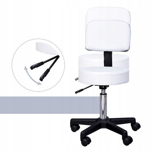 Hoker z Oparciem - Biały na Arena.pl