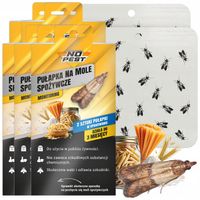 SILNA PUŁAPKA LEPOWA LEP NA MOLE SPOŻYWCZE PRZECIW MOLOM NO PEST (10 SZT)