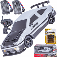 DUŻY ZESTAW Samochód Do Driftu Auto RC Led DYM 4x4 TOYOTA DRIFT 2,4 GHz