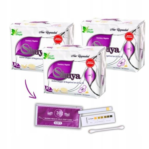 Podpaski Shuya Health dzienne bawełniane 10 sztuk ZESTAW 3 opakowań na Arena.pl