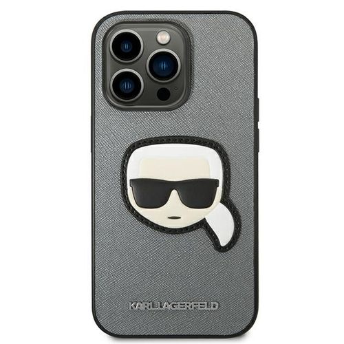 Etui Karl Lagerfeld do iPhone 14 Pro Max, Srebrny na Arena.pl