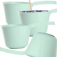 RONDEL TRADYCYJNY PLASTIKOWY 1L GŁADKI ZILONY RONDELEK 13,5CM