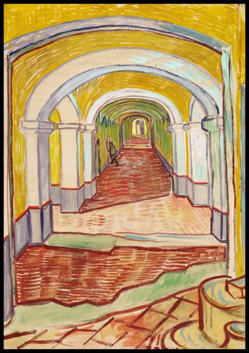 Plakat 70x100cm Corridor in the Asylum, Van Gogh Vintage na Arena.pl