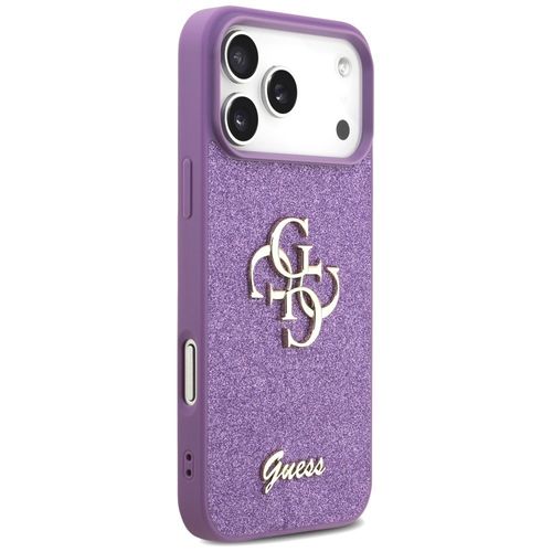 Etui Guess Fixed Glitter Big 4G do iPhone 17 Pro Max liliowy na Arena.pl