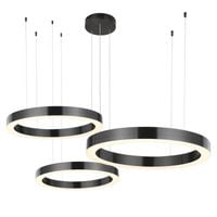 Lampa wisząca CIRCLE 60+80+100 LED tytan