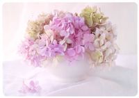 Podkładka mata na stół BUFFET tworzywo 43,5x28,5cm kolorowe kwiatuszki