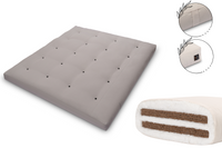 Materac 180x200 z kokosem - Pascall Futon Medium Duo Coco - Szary