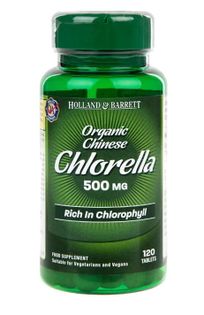 Chlorella Chińska, 500mg - 120 tablets Holland & Barrett