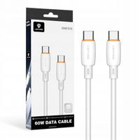 LENYES Kabel silikonowy USB-C — USB-C 60 W 1,00 m LC548 TC-TC