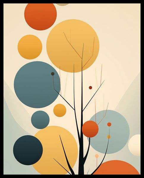 Plakat 40x50cm Harmonia Jesiennych Kolorów zdjęcie 2