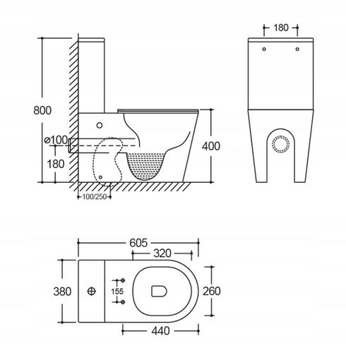 Kompakt zestaw WC Neptun LaVita uniwersalny bezrantowy deska wolnoopadająca na Arena.pl