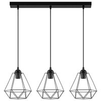 Druciana lampa wisząca VEN W-L 1201/3 industrialna czarne