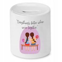 Skarbonka Dla Przyjaciela Everything Is Better Z Nadrukiem Ze Zdjęciem