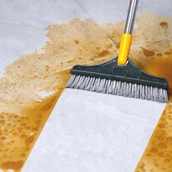 Szczotka Miotła Regulowana do Szorowania Podłóg Fug Szczelin Ściągacz Długa zdjęcie 6