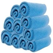 10x mikrofibra do samochodu do polerowania i czyszczenia bezszwowa 30x30cm