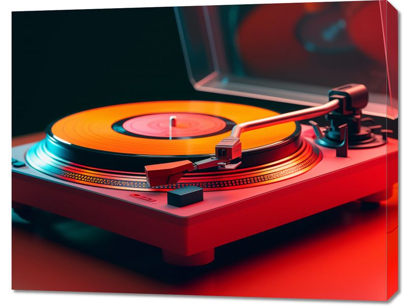 Obraz 90x70cm Retro Granie zdjęcie 1