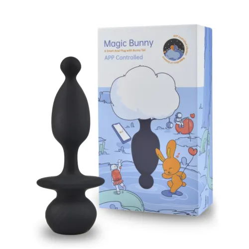 magic motion bunny tail plug z aplikacją i wymiennym ogonkiem 13 cm na Arena.pl
