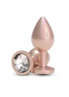 nsnovelties iridescent plug medium chromowana anatomiczna średnia
