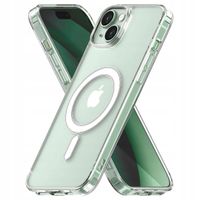 2 x Etui do iPhone 15 Plus MagSafe obudowa Hybrid Case Cover Shock Clear Al