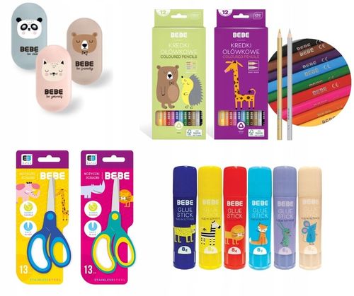 duża WYPRAWKA SZKOLNA ZESTAW DLA KLAS 1-3 Interdruk, 22 elementów 1 GRATIS na Arena.pl