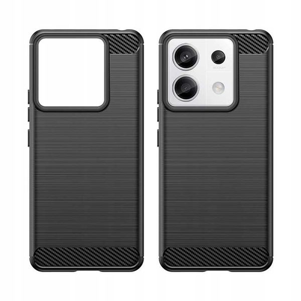 Spacecase Carbon Poco X6 / Rm Note 13 Pro 5G Black zdjęcie 4
