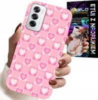 ETUI DO OPPO RENO12 5G - SERCA KRATKA RÓŻOWA OBUDOWA CASE + FOLIA