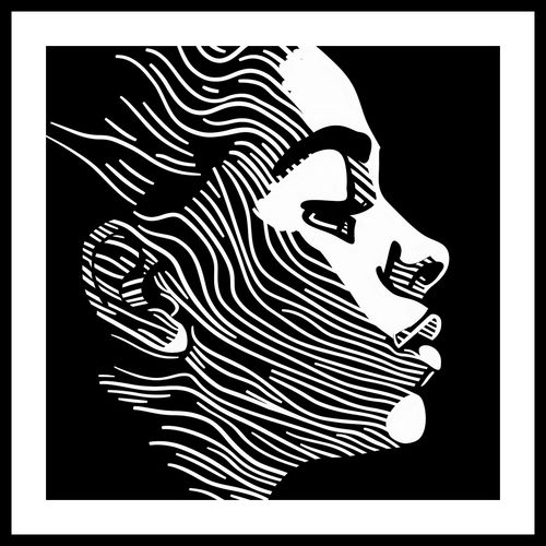 Plakat 40x40cm Linie Wyrazu na Arena.pl