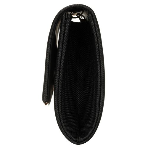 czarna, wizytowa torebka damska wykonana z tkaniny syntetycznej - rovicky na Arena.pl