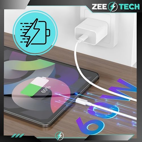 ŁADOWARKA SIECIOWA USB-C DO IPHONE 15 16 PRO MAX PLUS + KABEL USB-C 60W 1m na Arena.pl