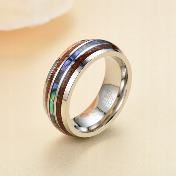 OBRĄCZKA PIERŚCIEŃ z Wolframu WOLFRING EU22 US10 zdjęcie 4