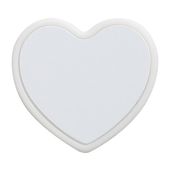 Silikonowa nakładka na słomkę Ø 0,8 / 1 cm do sublimacji - białe serce