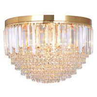 Sufitowa lampa kryształowa Charlotte FC19003/7 Zumaline glamour złota