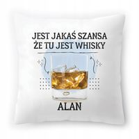 Poduszka Dla Alana Na Urodziny Ze Zdjęciem Na Prezent Biała 40X40 Cm