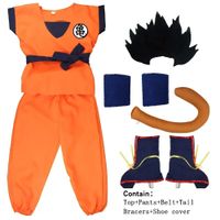 Dorosłe Garnitury Dla Dzieci Son Goku Anime Cosplay Kostiumy Świąteczne