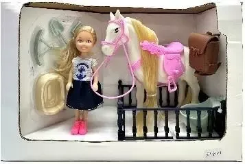 Lalka 13cm z koniem 175145 zdjęcie 1