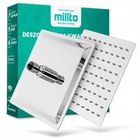 DESZCZOWNICA PRYSZNICOWA GŁOWICA NATRYSKOWA PRYSZNICA KWADRATOWA SLIM CHROM