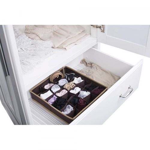 Organizer do szuflady brąz 34 x 31 x 8 na Arena.pl