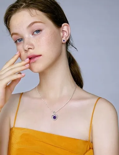 Mennica Świdnicka - Serca Srebrny Komplet Prezent Urodziny Srebro 925 na Arena.pl