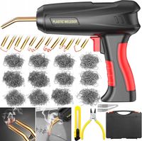 2X SPAWARKA DO PLASTIKU 200W ZESTAW NAPRAWCZY 1000 ZSZYWEK