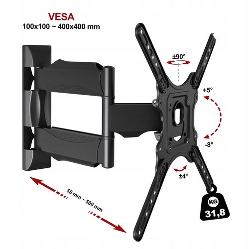 Obrotowy Uchwyt do Telewizora TV LCD LED 32'-55' na Arena.pl