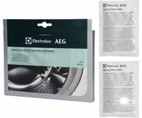 Środek czyszczący do pralki AEG Electrolux 2szt 50g Uniwersalny EWT1266EXW