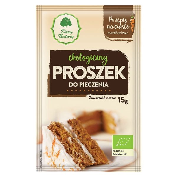 Proszek do pieczenia 15g - Dary Natury zdjęcie 1