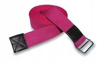 Pasek, pas profesjonalny do jogi, bawełna Róż