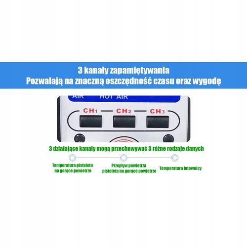 Stacja lutownicza Yihua 995D+ + Platforma PCB na Arena.pl