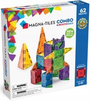 MAGNA-TILES Klocki Magnetyczne COMBO microMAGS 62 el.