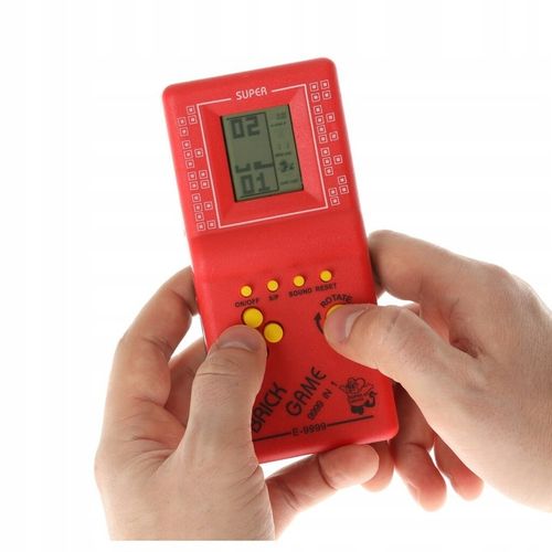 Gra Gierka Elektroniczna Tetris 9999in1 czerwona na Arena.pl