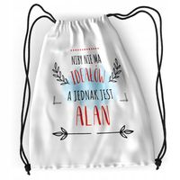 Plecak Sportowy Szkolny Dla Alana Syna Dziecka Z Nadrukiem Ze Zdjęciem