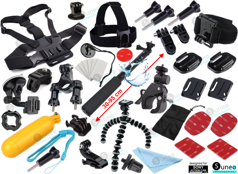 ZESTAW 45 el. DO KAMERY SONY ACTION CAM zdjęcie 1