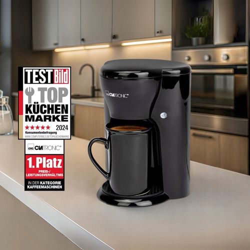 Ekspres przelewowy kawiarka na 1 filiżankę Clatronic KA na Arena.pl